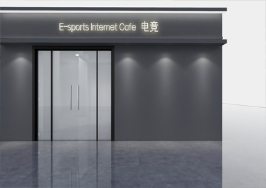 杭州電競(jìng)網(wǎng)咖裝修設(shè)計(jì)案例效果圖