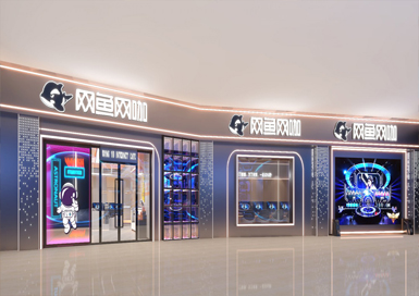 網(wǎng)魚網(wǎng)咖裝修設(shè)計案例效果圖