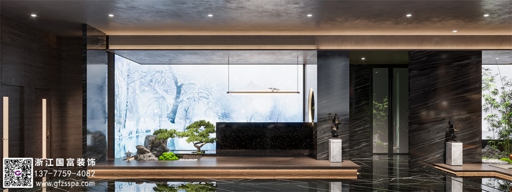 臺州足浴店裝修設計效果圖